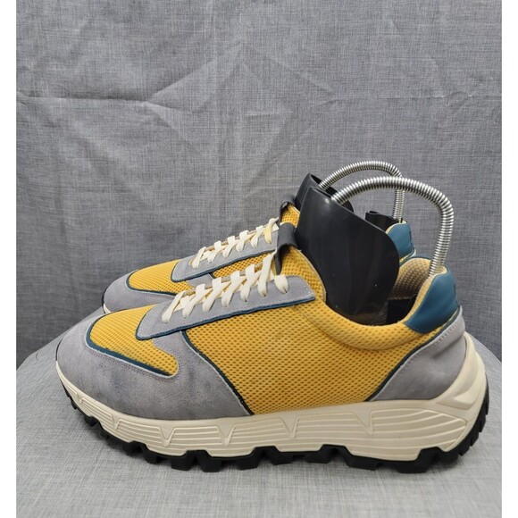 P448 Jackson Sneakers Yellow/Multi Men\'s Handmade Italy Vibram Soles main image 14